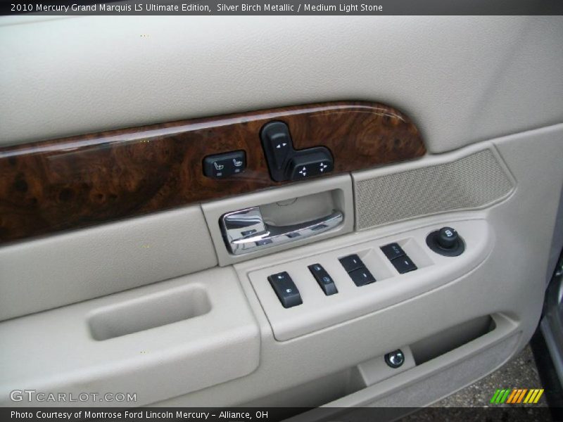 Silver Birch Metallic / Medium Light Stone 2010 Mercury Grand Marquis LS Ultimate Edition