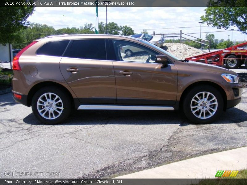 Terra Bronze Metallic / Sandstone/Espresso 2010 Volvo XC60 T6 AWD