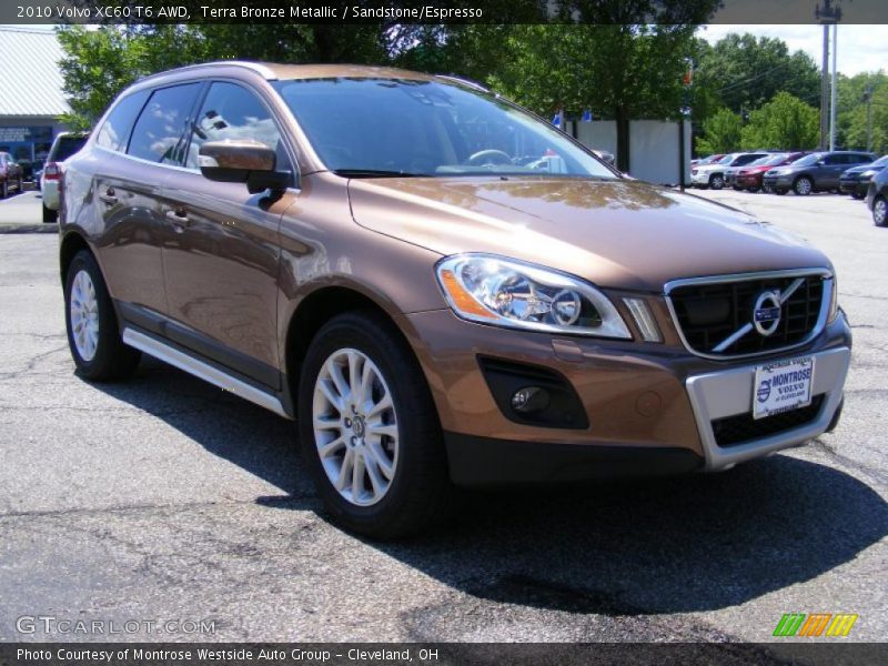 Terra Bronze Metallic / Sandstone/Espresso 2010 Volvo XC60 T6 AWD
