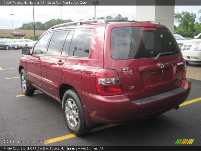 Salsa Red Pearl / Ash Gray 2006 Toyota Highlander V6