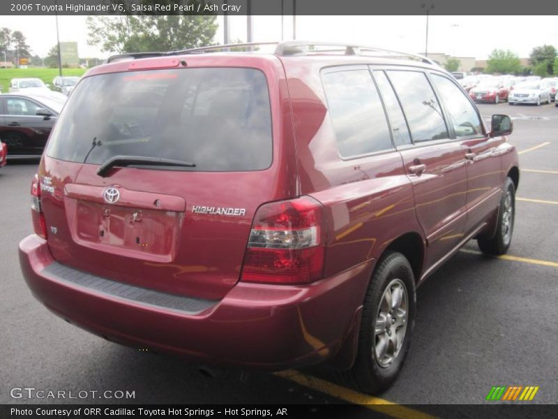 Salsa Red Pearl / Ash Gray 2006 Toyota Highlander V6