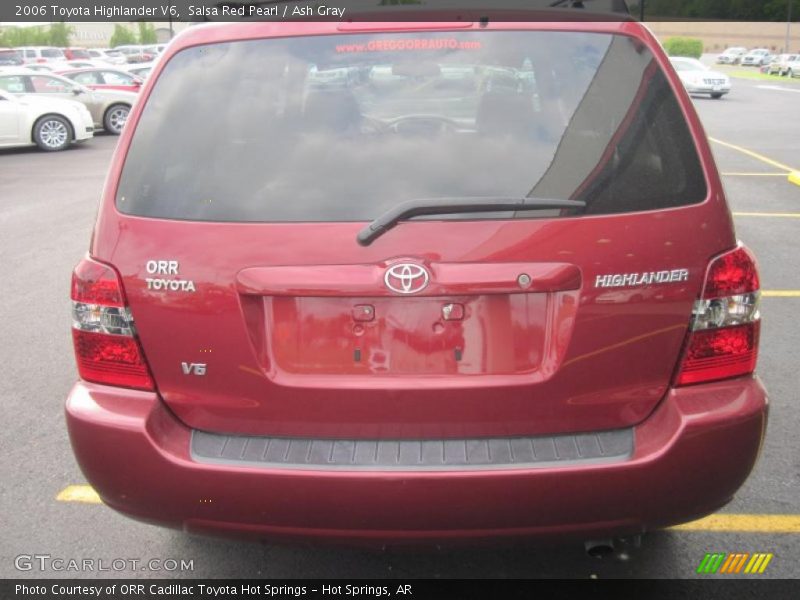 Salsa Red Pearl / Ash Gray 2006 Toyota Highlander V6