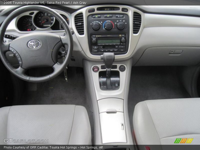 Salsa Red Pearl / Ash Gray 2006 Toyota Highlander V6