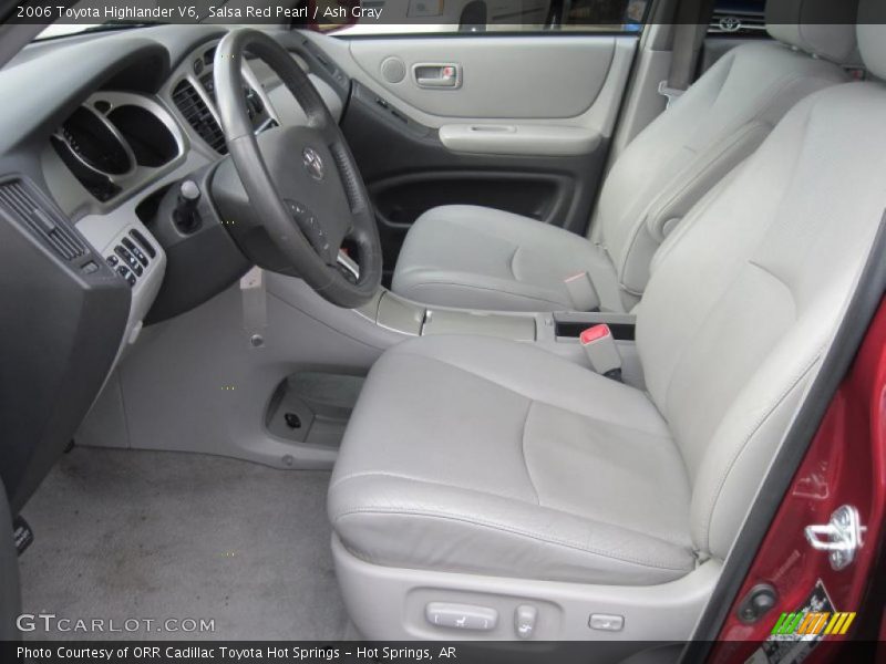 Salsa Red Pearl / Ash Gray 2006 Toyota Highlander V6