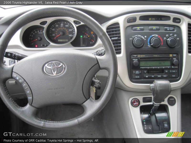 Salsa Red Pearl / Ash Gray 2006 Toyota Highlander V6