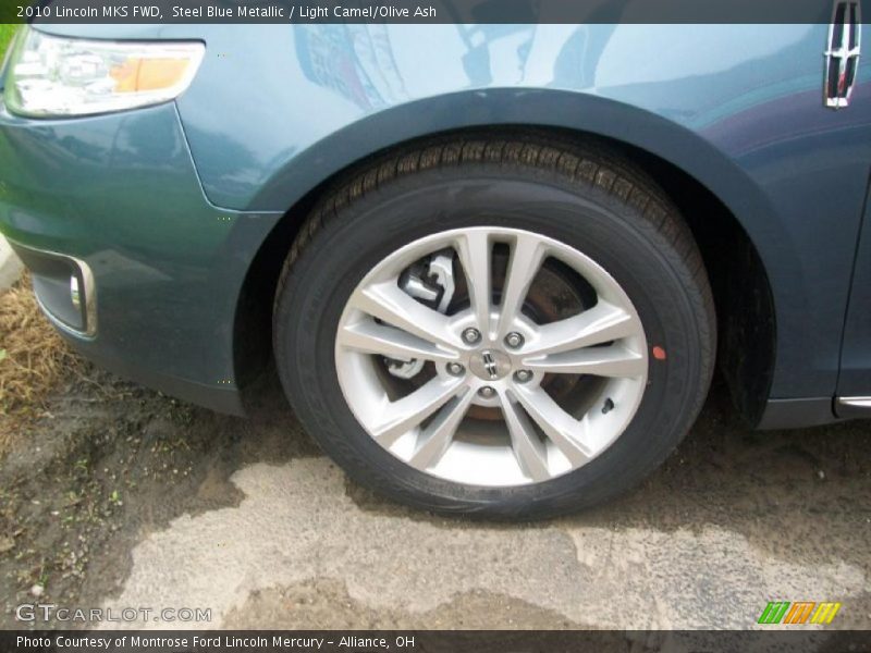 Steel Blue Metallic / Light Camel/Olive Ash 2010 Lincoln MKS FWD