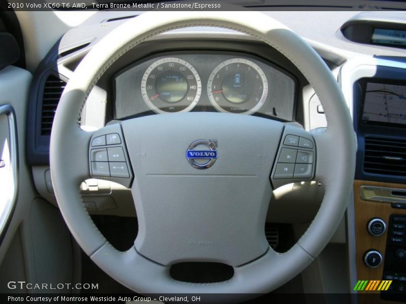 Terra Bronze Metallic / Sandstone/Espresso 2010 Volvo XC60 T6 AWD