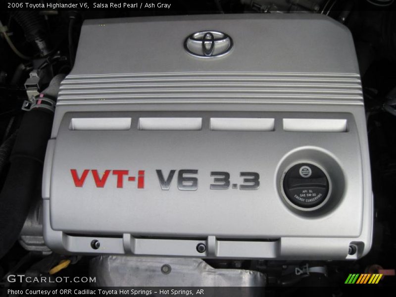 Salsa Red Pearl / Ash Gray 2006 Toyota Highlander V6