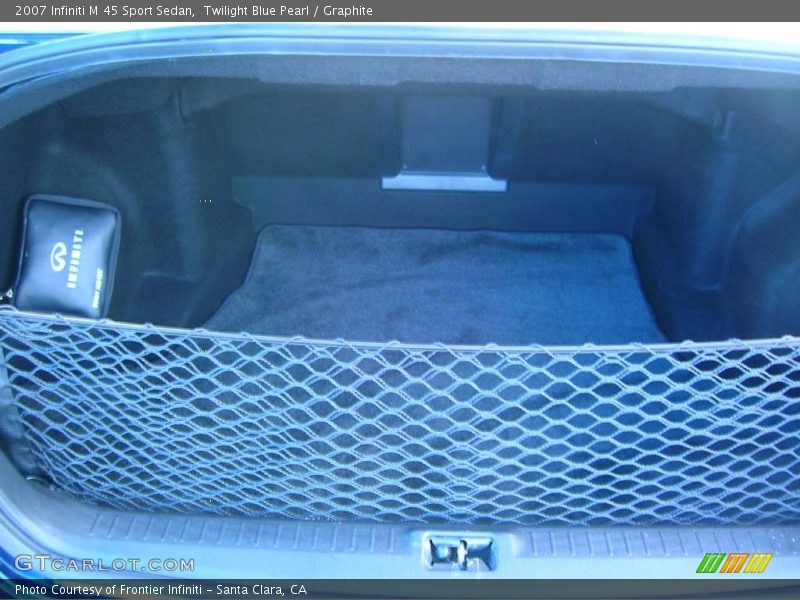 Twilight Blue Pearl / Graphite 2007 Infiniti M 45 Sport Sedan
