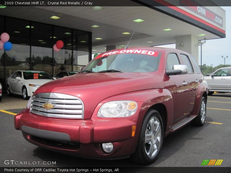 Crystal Red Metallic / Gray 2009 Chevrolet HHR LT