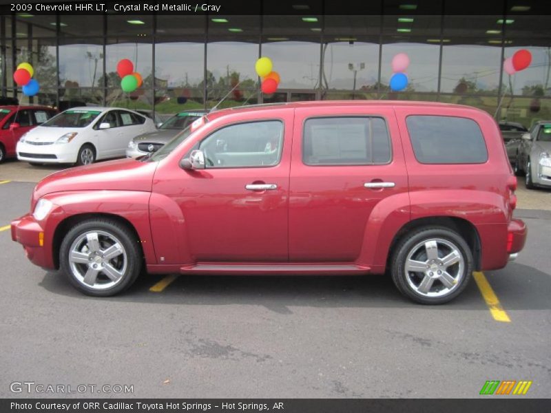 Crystal Red Metallic / Gray 2009 Chevrolet HHR LT