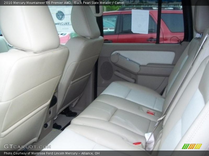 Black Pearl Slate Metallic / Camel 2010 Mercury Mountaineer V6 Premier AWD