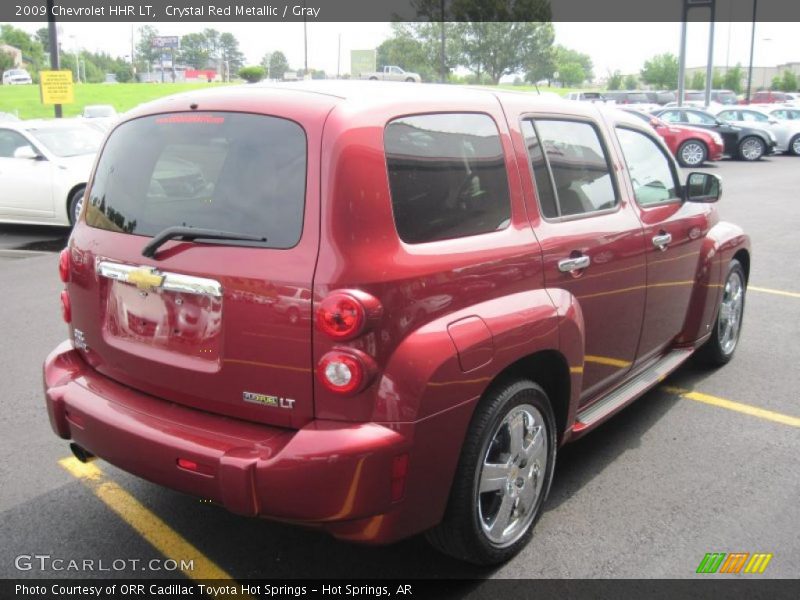 Crystal Red Metallic / Gray 2009 Chevrolet HHR LT