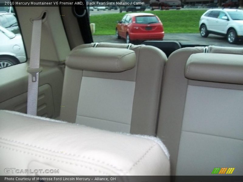Black Pearl Slate Metallic / Camel 2010 Mercury Mountaineer V6 Premier AWD