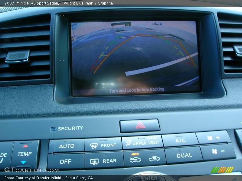 Twilight Blue Pearl / Graphite 2007 Infiniti M 45 Sport Sedan