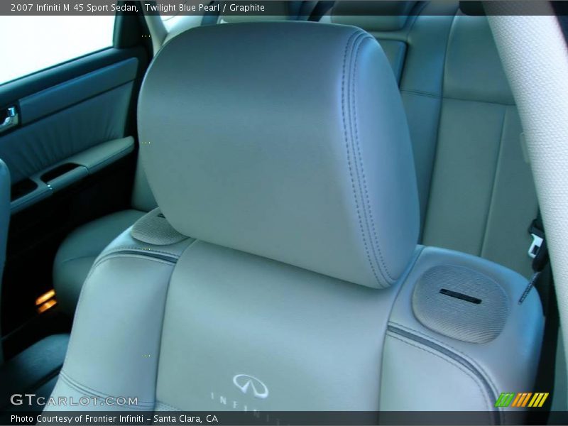 Twilight Blue Pearl / Graphite 2007 Infiniti M 45 Sport Sedan