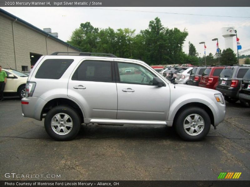Ingot Silver Metallic / Stone 2010 Mercury Mariner I4