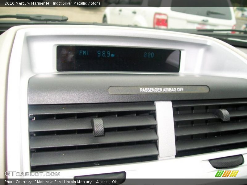 Ingot Silver Metallic / Stone 2010 Mercury Mariner I4