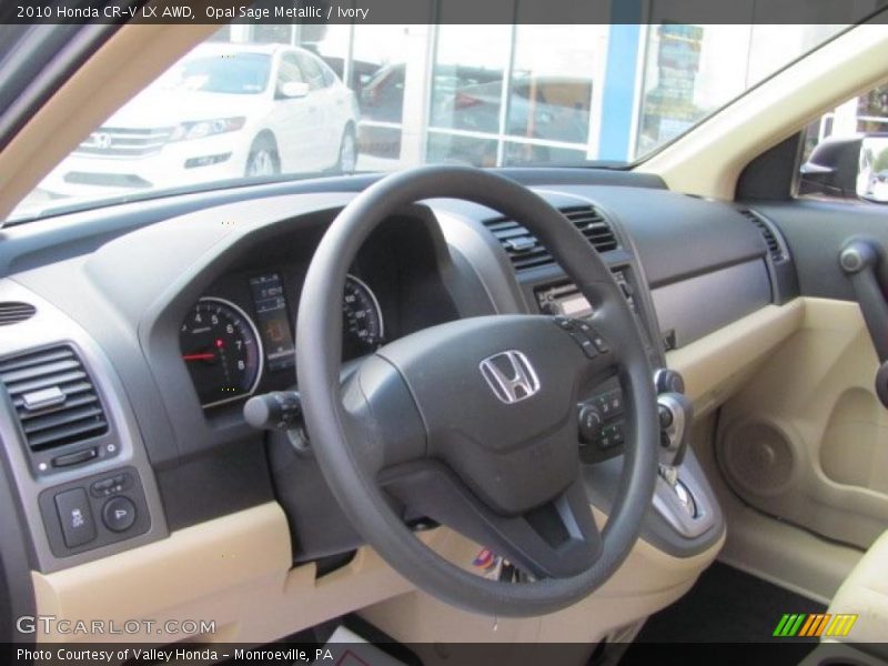 Opal Sage Metallic / Ivory 2010 Honda CR-V LX AWD