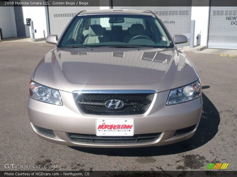 Golden Beige / Beige 2008 Hyundai Sonata GLS