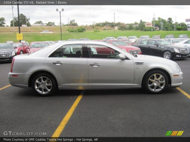 Radiant Silver / Ebony 2009 Cadillac STS V8