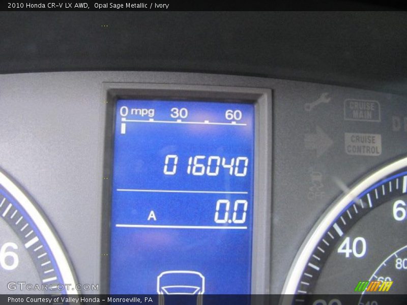 Opal Sage Metallic / Ivory 2010 Honda CR-V LX AWD