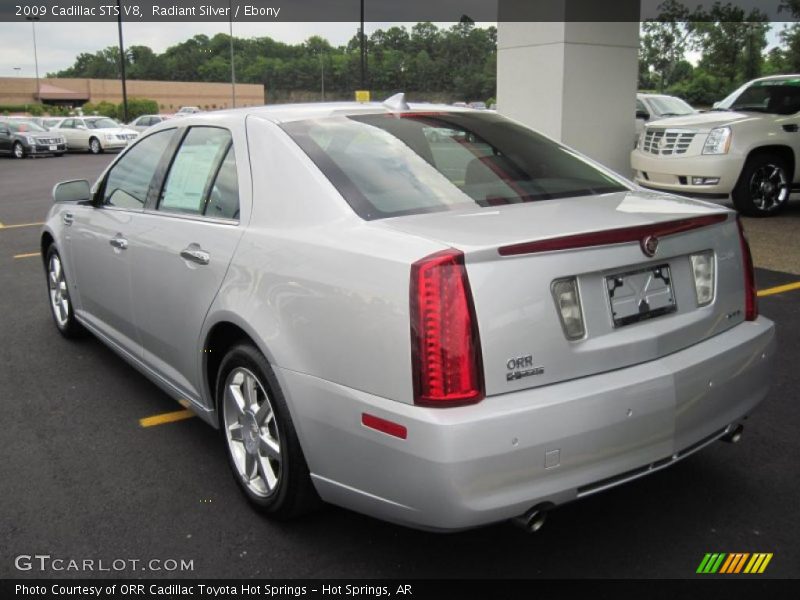 Radiant Silver / Ebony 2009 Cadillac STS V8