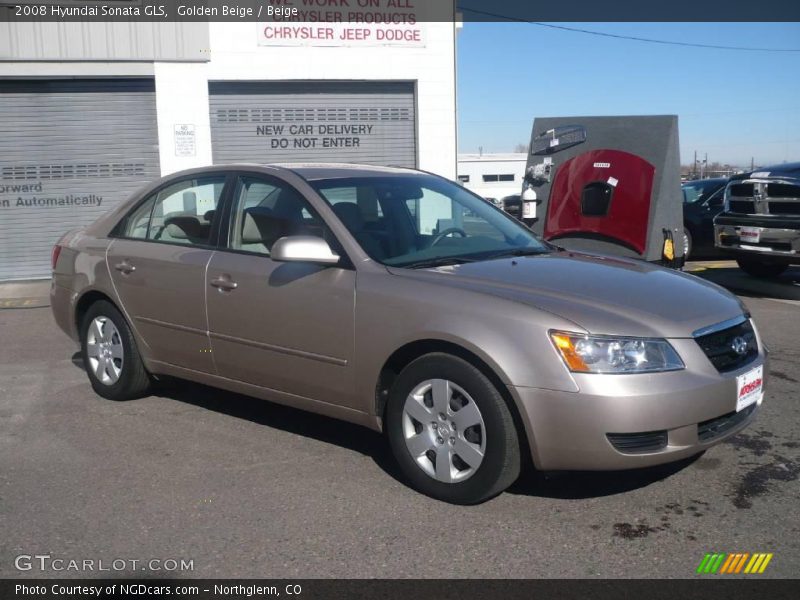Golden Beige / Beige 2008 Hyundai Sonata GLS