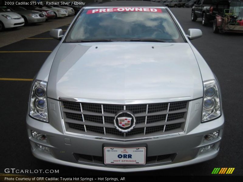 Radiant Silver / Ebony 2009 Cadillac STS V8