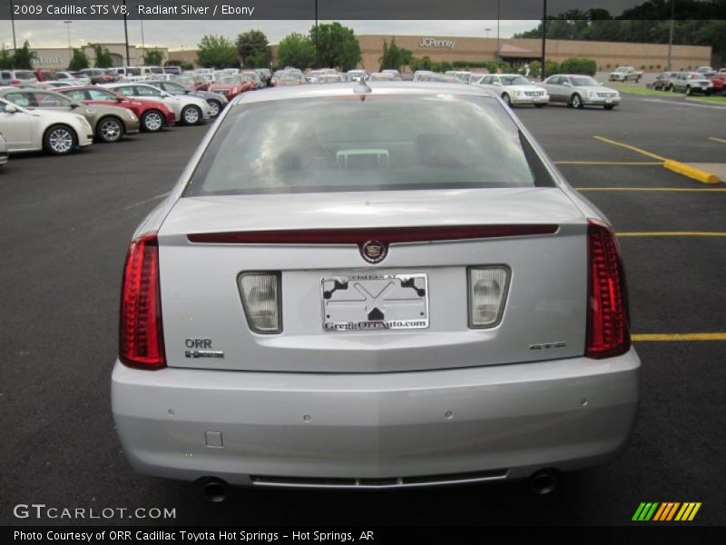 Radiant Silver / Ebony 2009 Cadillac STS V8