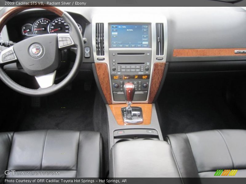 Radiant Silver / Ebony 2009 Cadillac STS V8