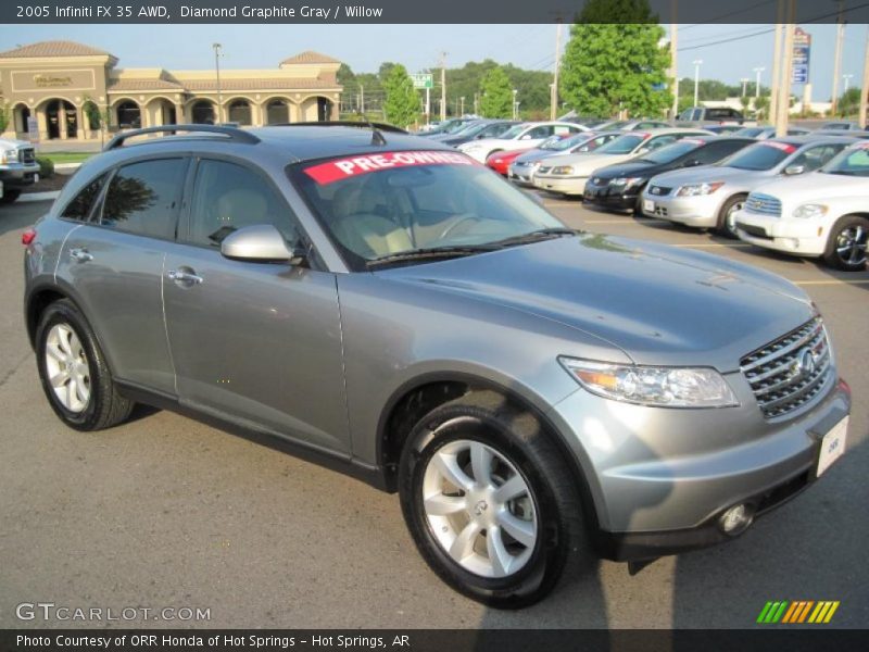 Diamond Graphite Gray / Willow 2005 Infiniti FX 35 AWD