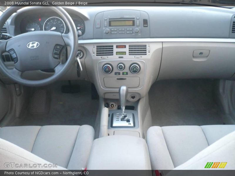 Golden Beige / Beige 2008 Hyundai Sonata GLS