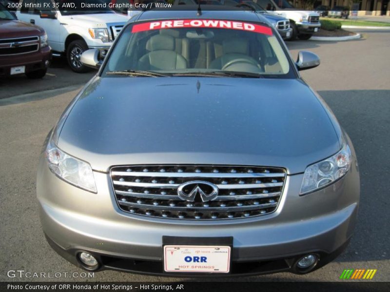 Diamond Graphite Gray / Willow 2005 Infiniti FX 35 AWD