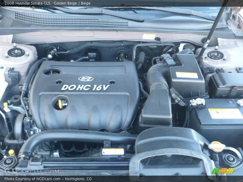 Golden Beige / Beige 2008 Hyundai Sonata GLS