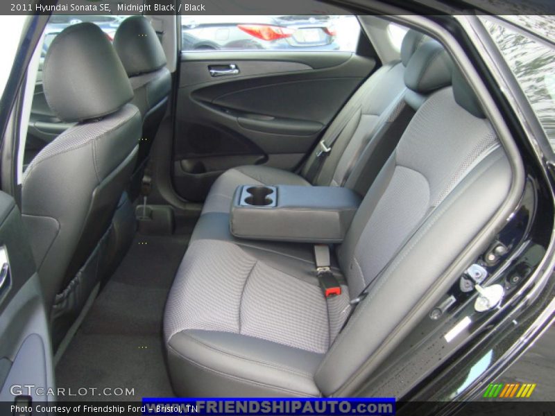 Midnight Black / Black 2011 Hyundai Sonata SE