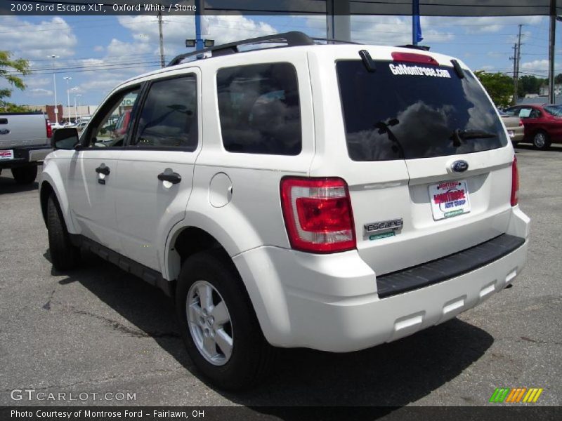 Oxford White / Stone 2009 Ford Escape XLT