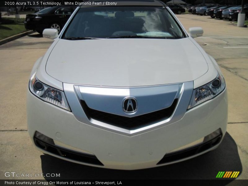White Diamond Pearl / Ebony 2010 Acura TL 3.5 Technology