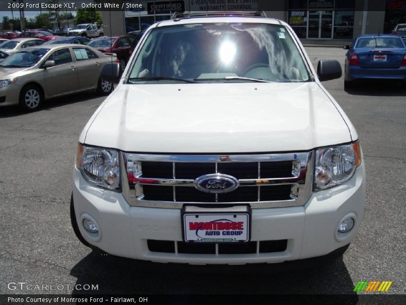 Oxford White / Stone 2009 Ford Escape XLT