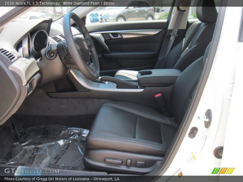 White Diamond Pearl / Ebony 2010 Acura TL 3.5 Technology
