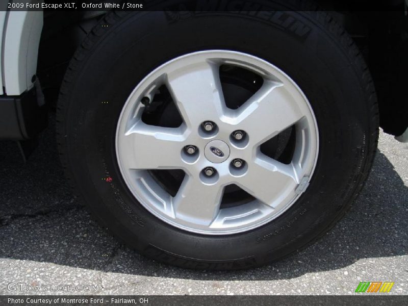 Oxford White / Stone 2009 Ford Escape XLT
