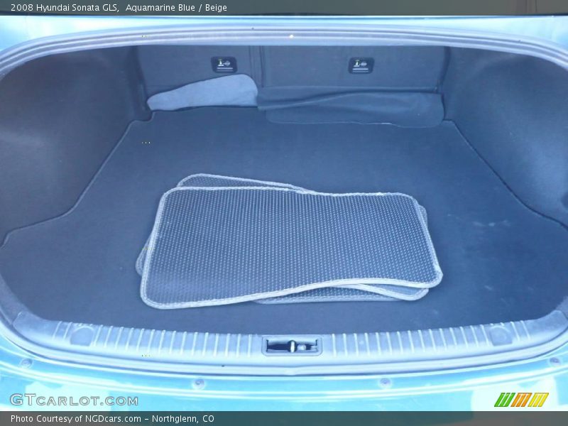 Aquamarine Blue / Beige 2008 Hyundai Sonata GLS