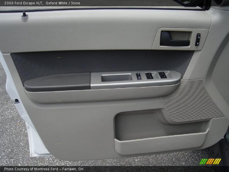 Oxford White / Stone 2009 Ford Escape XLT