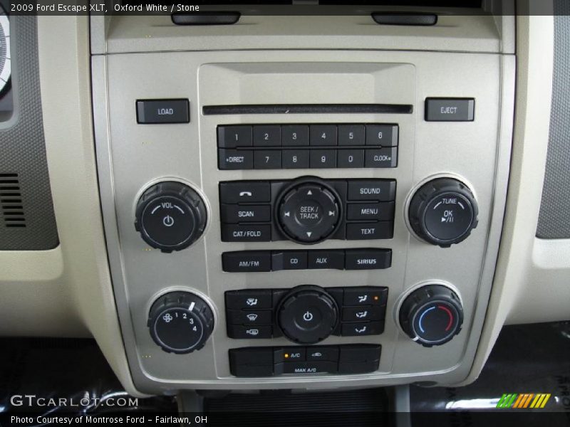 Oxford White / Stone 2009 Ford Escape XLT
