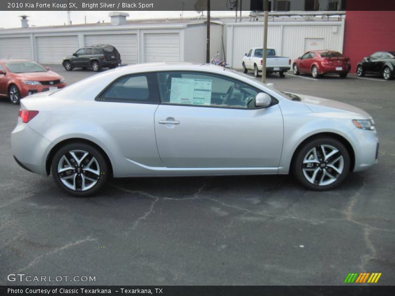 Bright Silver / Black Sport 2010 Kia Forte Koup SX
