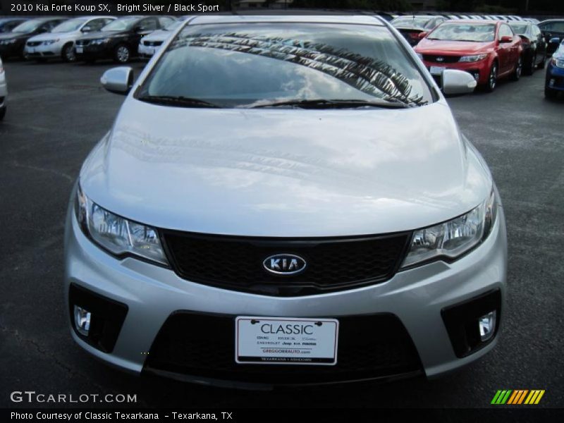 Bright Silver / Black Sport 2010 Kia Forte Koup SX