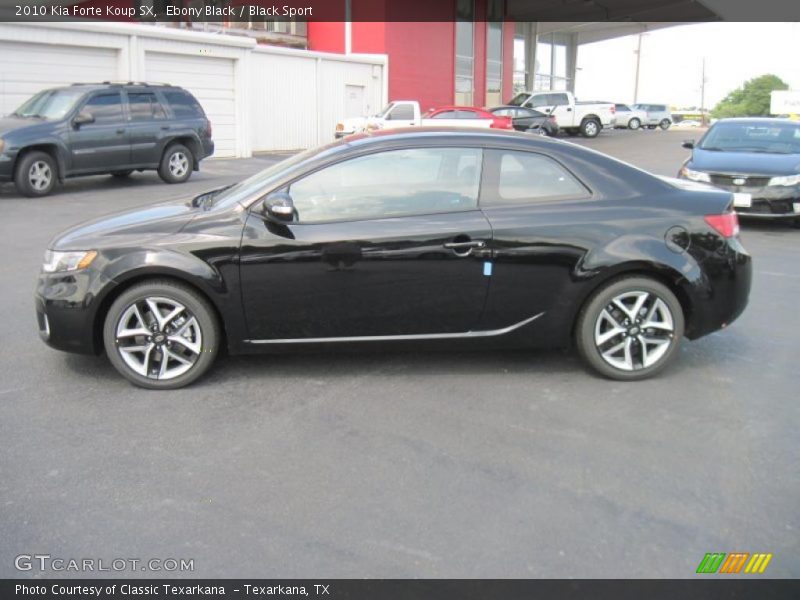 Ebony Black / Black Sport 2010 Kia Forte Koup SX