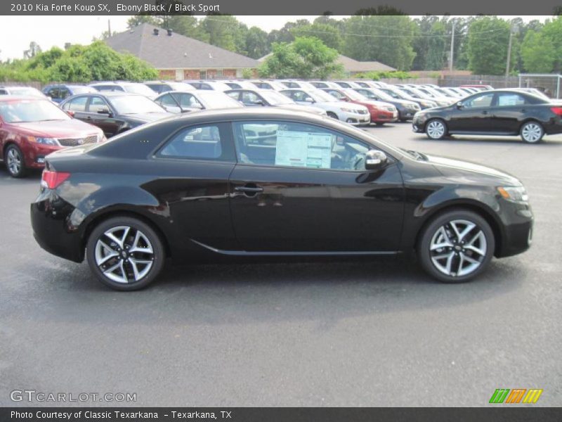 Ebony Black / Black Sport 2010 Kia Forte Koup SX