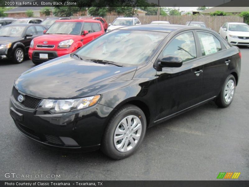 Ebony Black / Stone 2010 Kia Forte LX