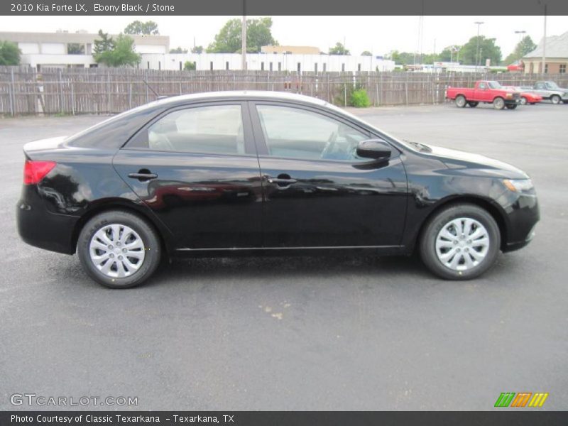 Ebony Black / Stone 2010 Kia Forte LX